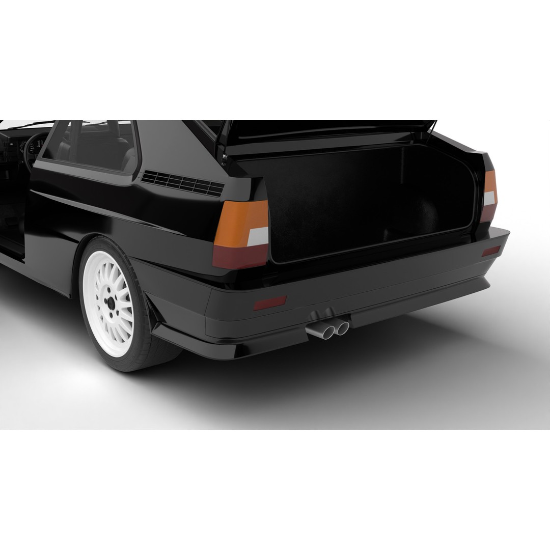 Audi Quattro UR 1980 3D Model – High Poly Rigged Vehicle, FBX, OBJ - View 6