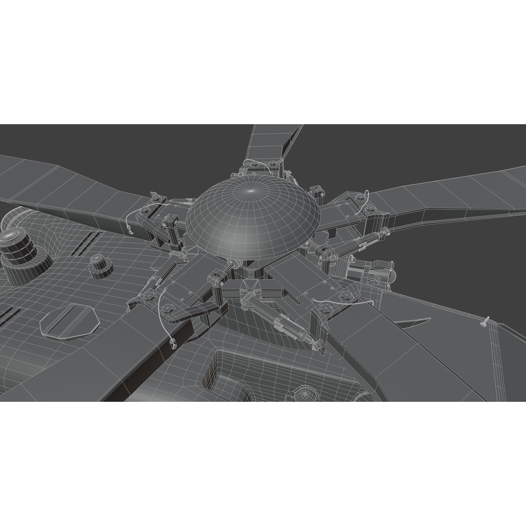 T129 ATAK 3D Model – High Poly Helicopter with PBR Textures, FBX - View 26