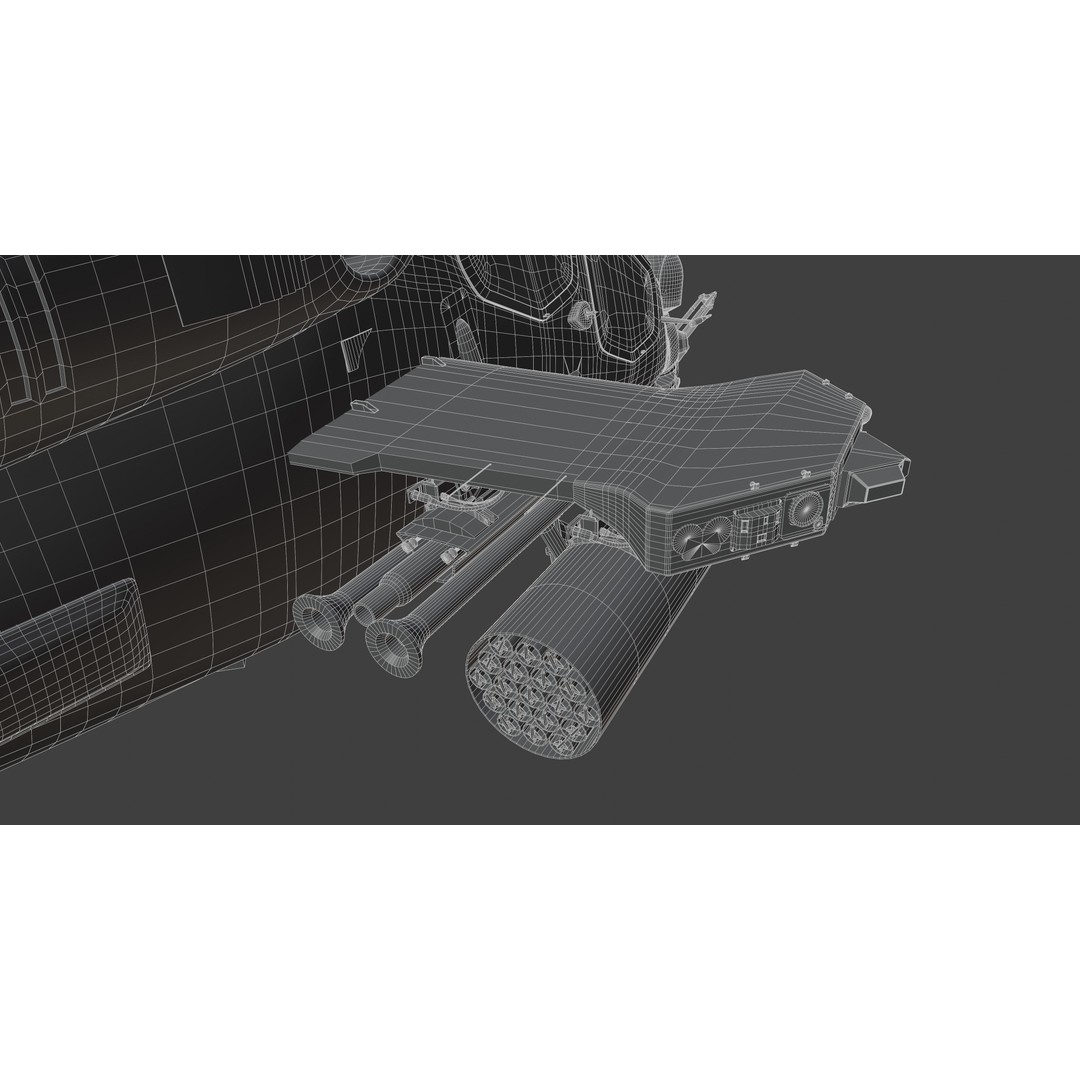 T129 ATAK 3D Model – High Poly Helicopter with PBR Textures, FBX - View 30