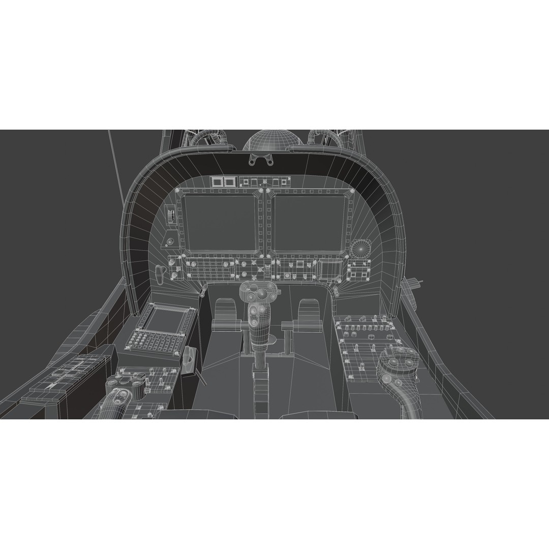 T129 ATAK 3D Model – High Poly Helicopter with PBR Textures, FBX - View 33