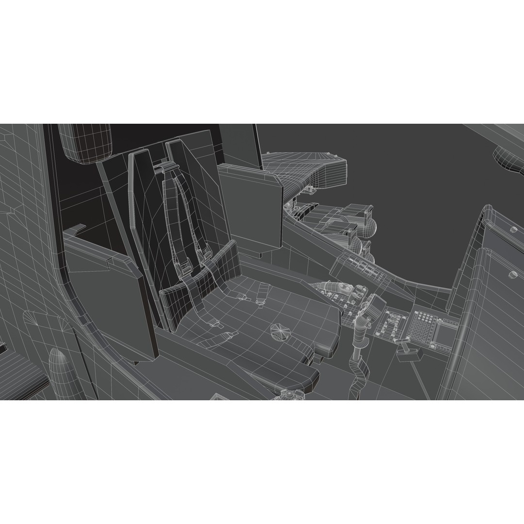 T129 ATAK 3D Model – High Poly Helicopter with PBR Textures, FBX - View 35