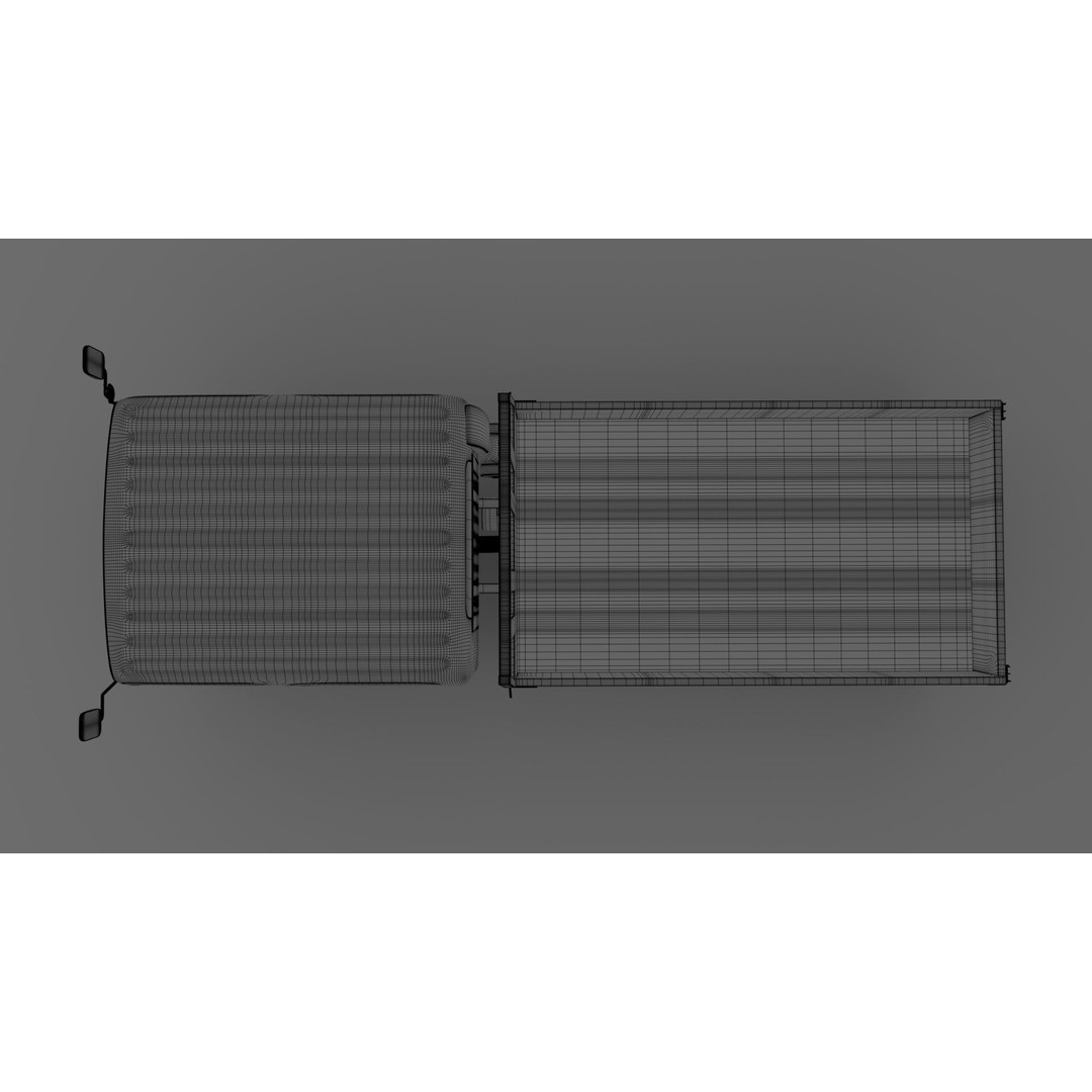 ISUZU ELF Light Cargo Truck 3D Model – High Poly PBR Asset, Blender, FBX, OBJ