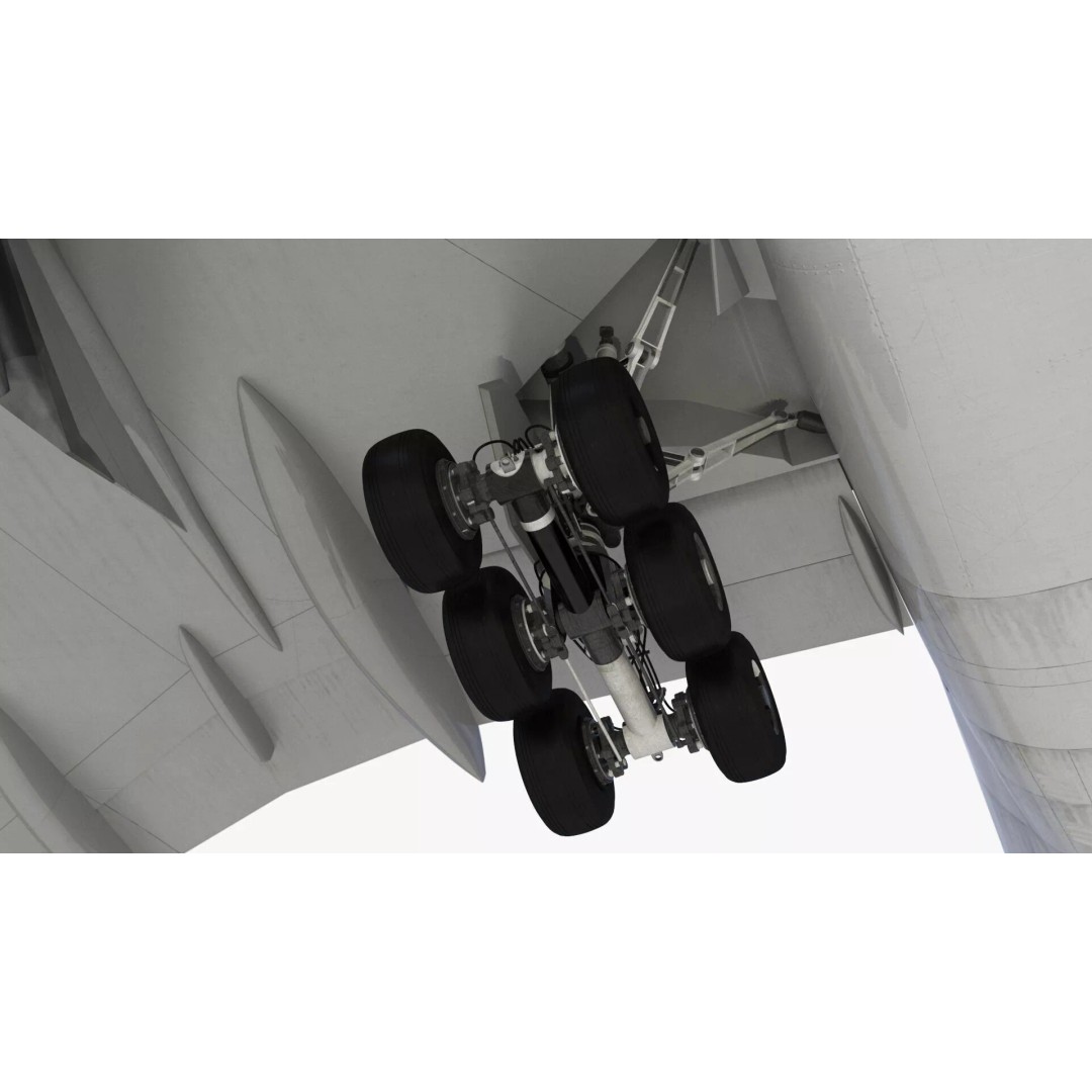 Boeing 777-200 3D Model – High Poly Aircraft, FBX, PBR Textures - View 15