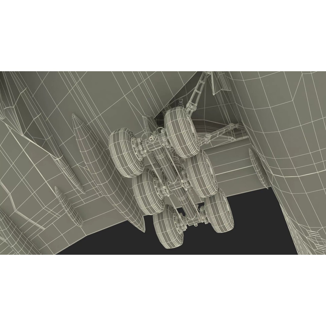 Boeing 777-200 3D Model – High Poly Aircraft, FBX, PBR Textures - View 35