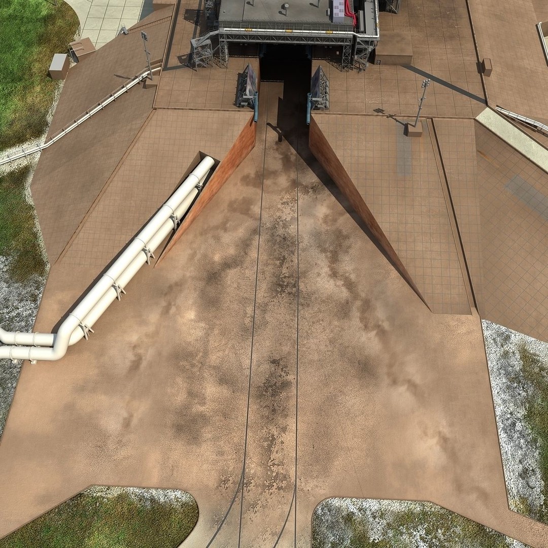 Kennedy Space Center Launch Complex 39-A 3D Model – High-Detail Game Asset, FBX, OBJ - View 22