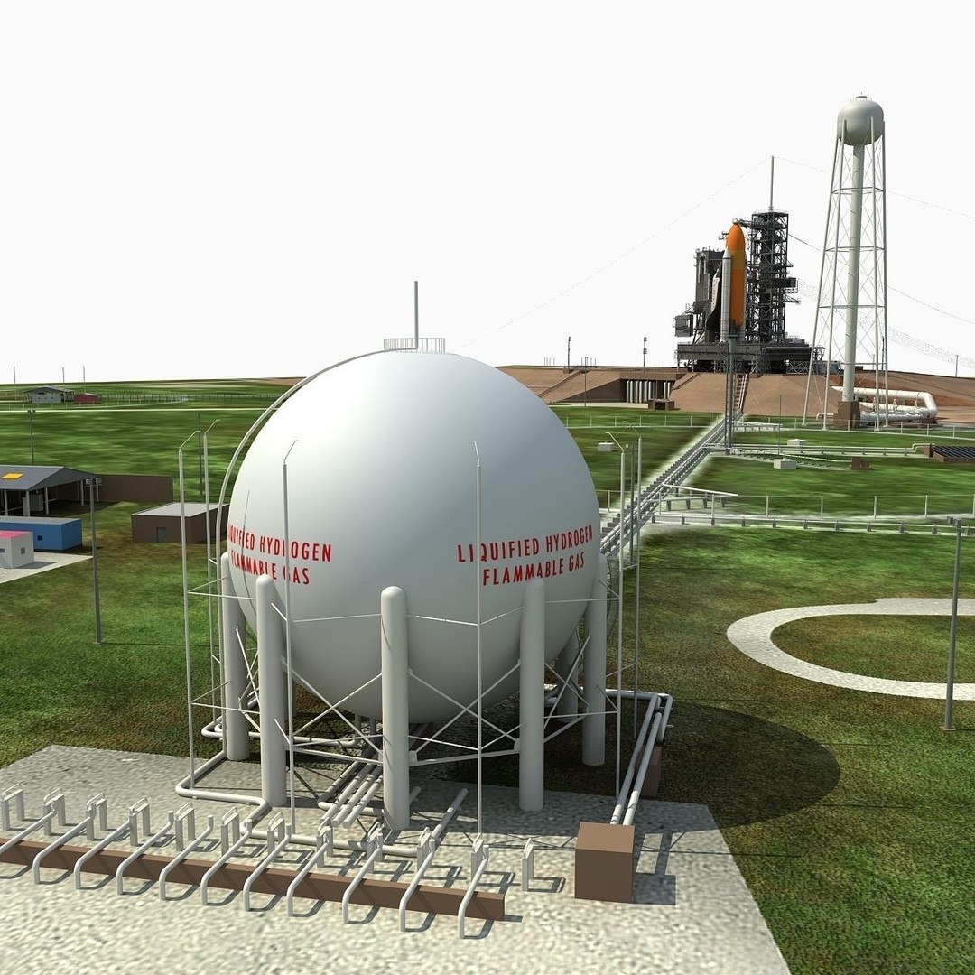 Kennedy Space Center Launch Complex 39-A 3D Model – High-Detail Game Asset, FBX, OBJ - View 25