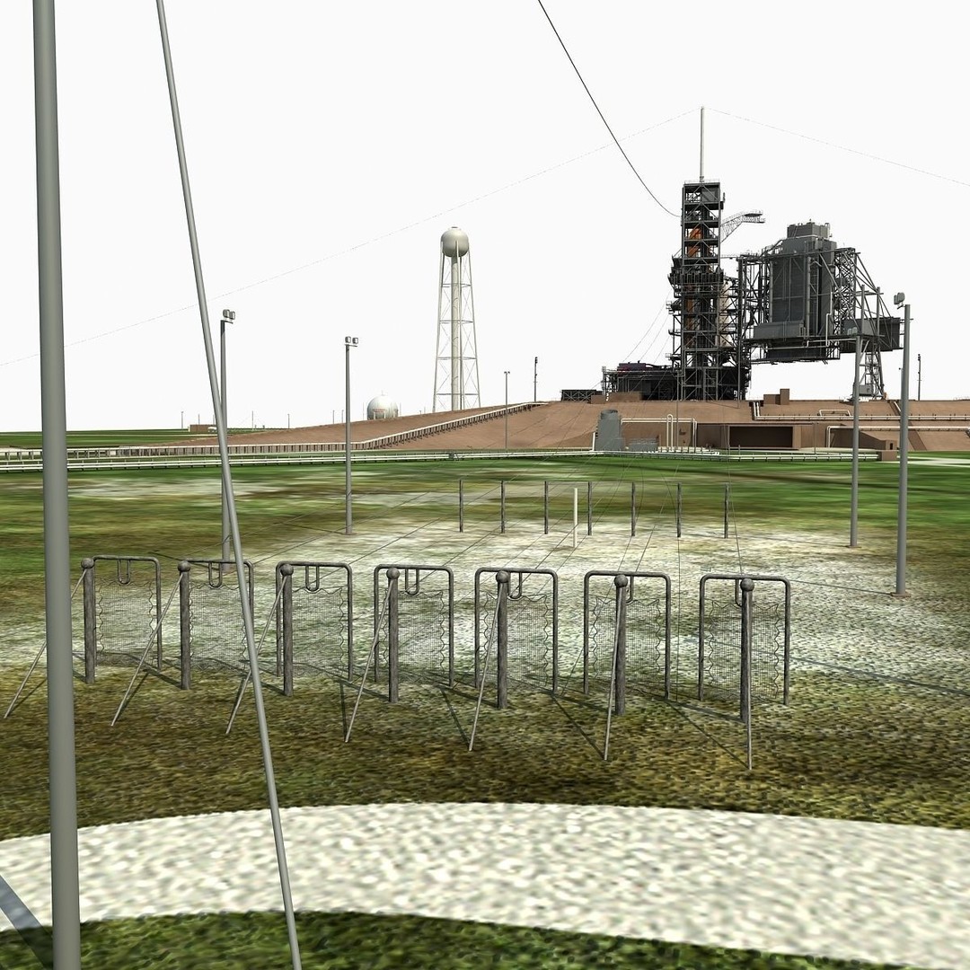 Kennedy Space Center Launch Complex 39-A 3D Model – High-Detail Game Asset, FBX, OBJ - View 26
