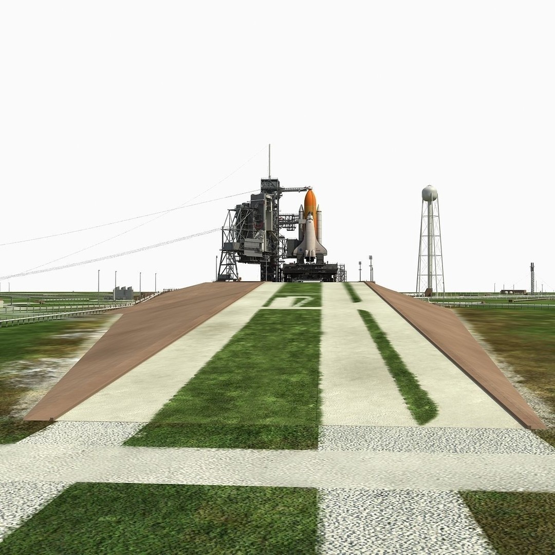 Kennedy Space Center Launch Complex 39-A 3D Model – High-Detail Game Asset, FBX, OBJ - View 27