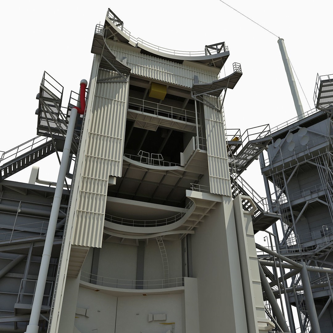 Kennedy Space Center Launch Complex 39-A 3D Model – High-Detail Game Asset, FBX, OBJ - View 30