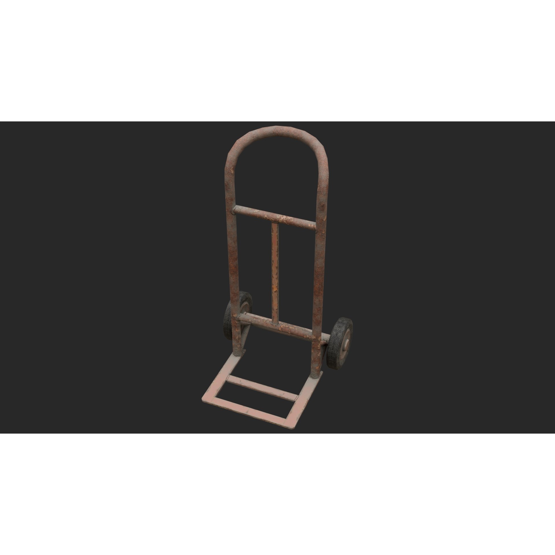 Rusty Scrap Props - Low-Poly Game-Ready 3D Model - View 10