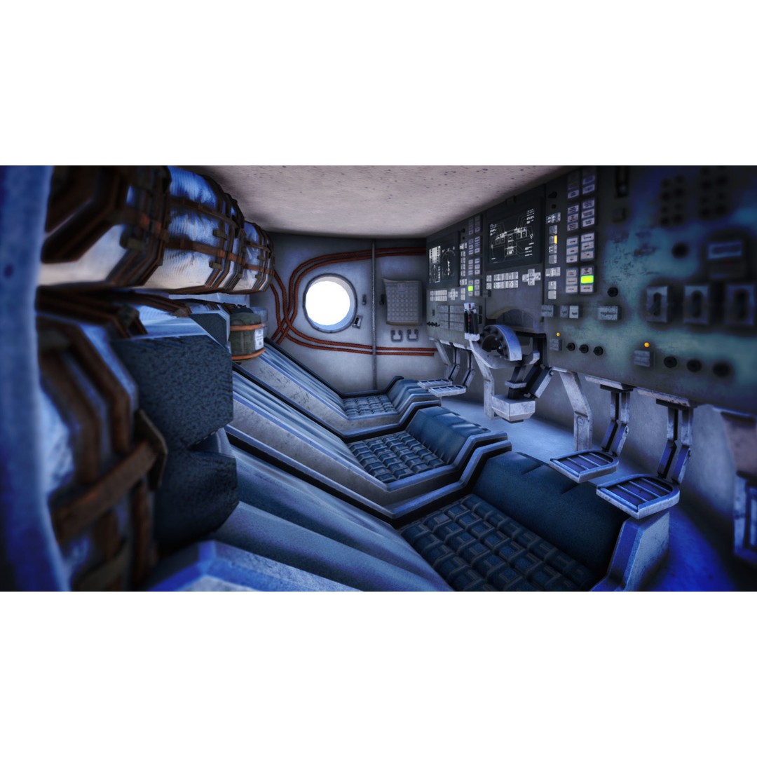 Rocket Launch Pad 3D Model – Low Poly Modular Environment, PBR - View 7
