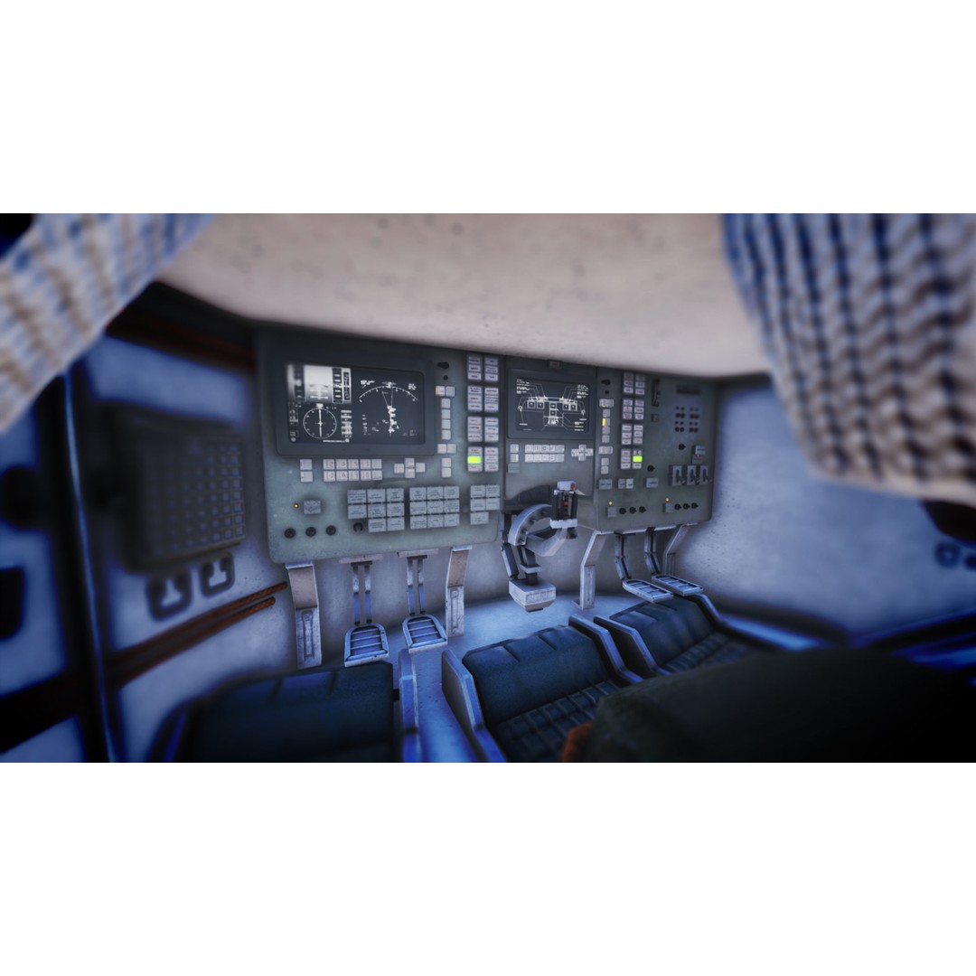 Rocket Launch Pad 3D Model – Low Poly Modular Environment, PBR - View 9
