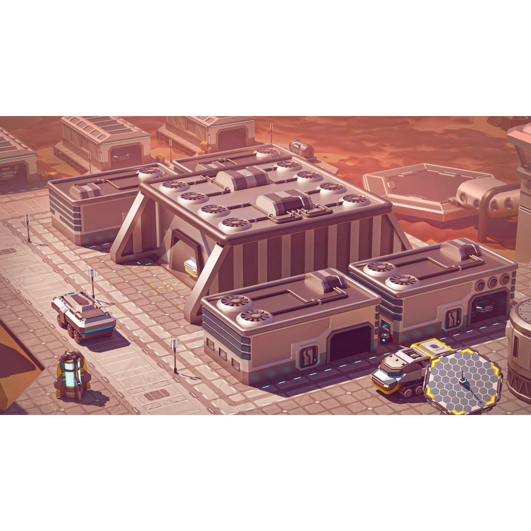 Mars Colony 3D Model – Low Poly Sci-Fi Asset Pack, Game Ready - View 16