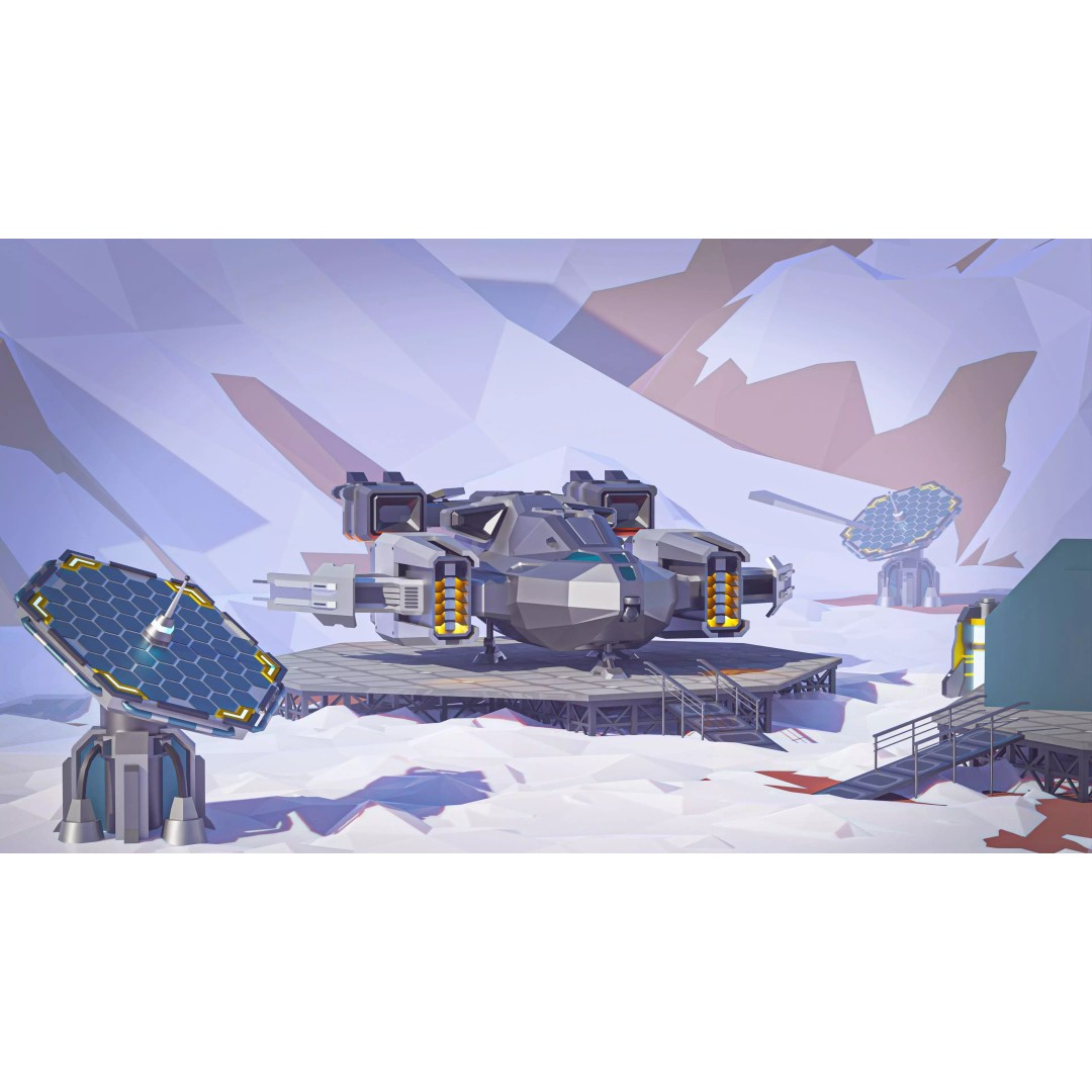 Mars Colony 3D Model – Low Poly Sci-Fi Asset Pack, Game Ready - View 27