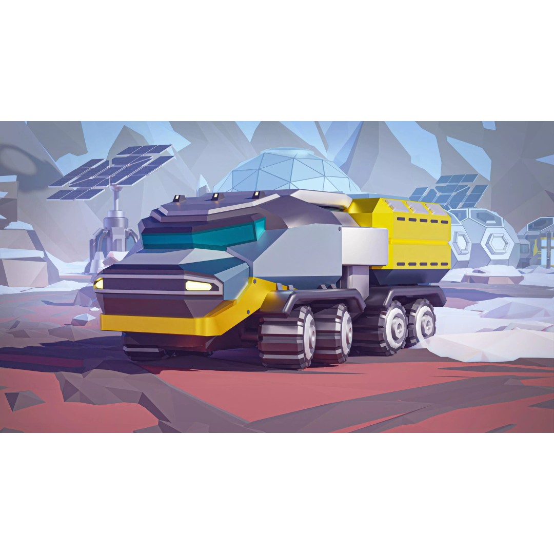 Mars Colony 3D Model – Low Poly Sci-Fi Asset Pack, Game Ready - View 28