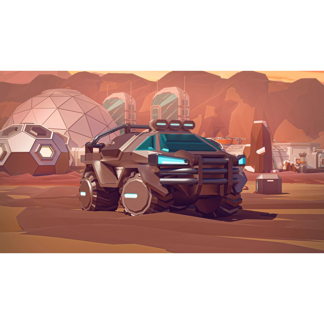 Mars Colony 3D Model – Low Poly Sci-Fi Asset Pack, Game Ready - View 29