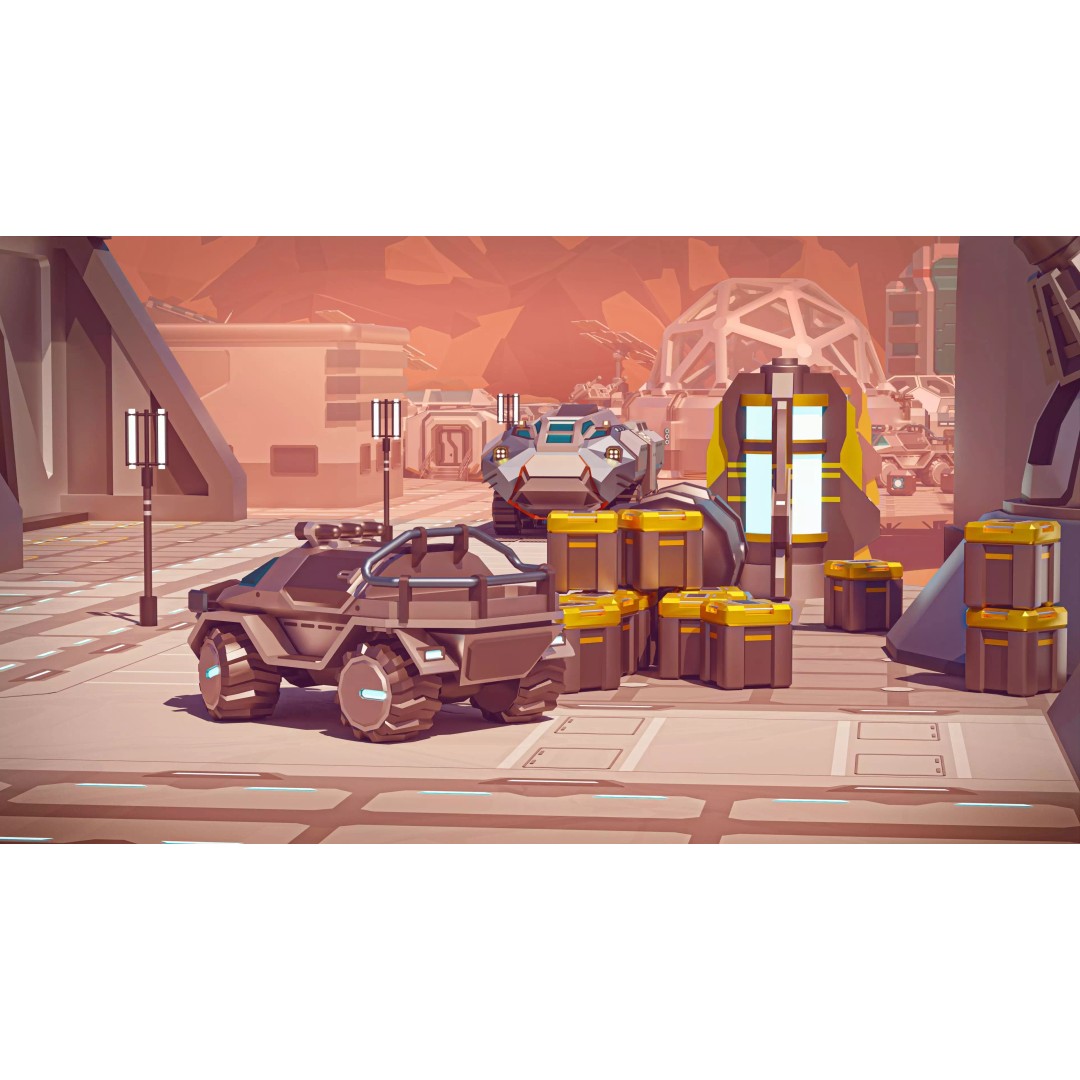Mars Colony 3D Model – Low Poly Sci-Fi Asset Pack, Game Ready - View 33