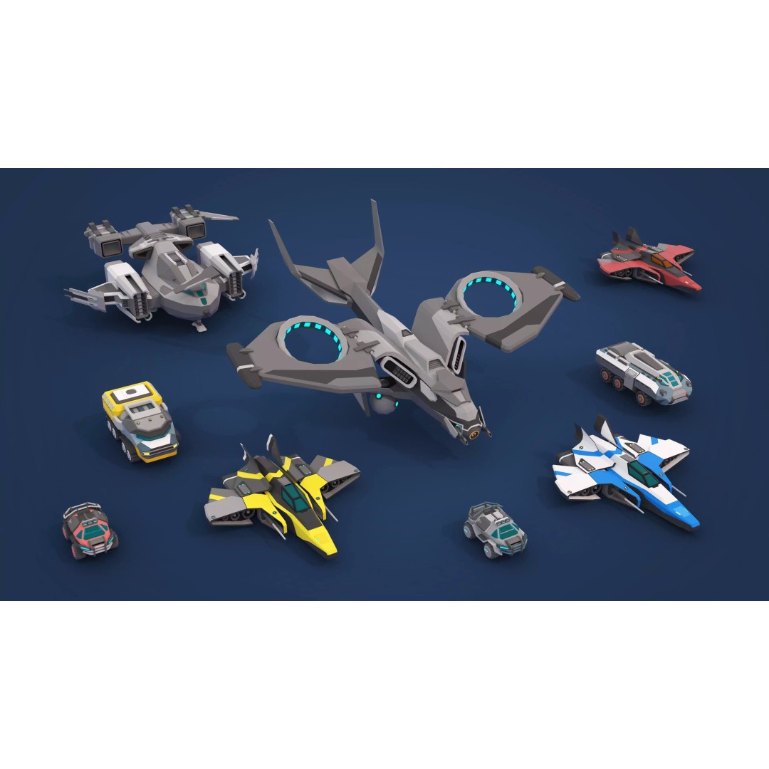 Mars Colony 3D Model – Low Poly Sci-Fi Asset Pack, Game Ready - View 37