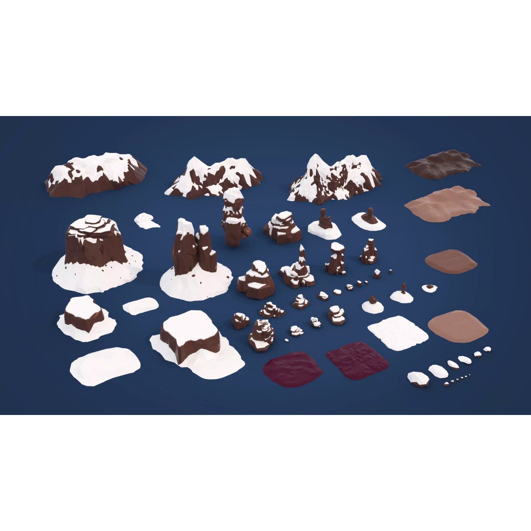 Mars Colony 3D Model – Low Poly Sci-Fi Asset Pack, Game Ready - View 47