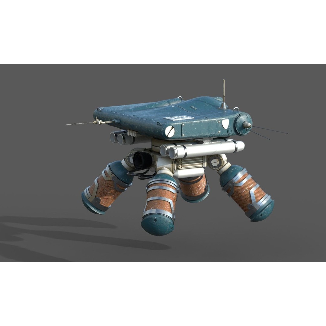 Vampyre Spaceship 3D Model – High Poly PBR Game Asset, FBX - View 5