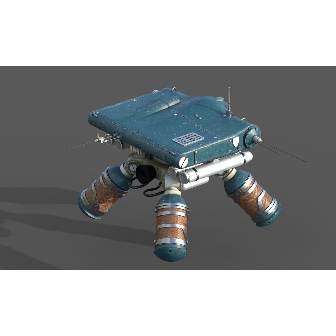 Vampyre Spaceship 3D Model – High Poly PBR Game Asset, FBX - View 6