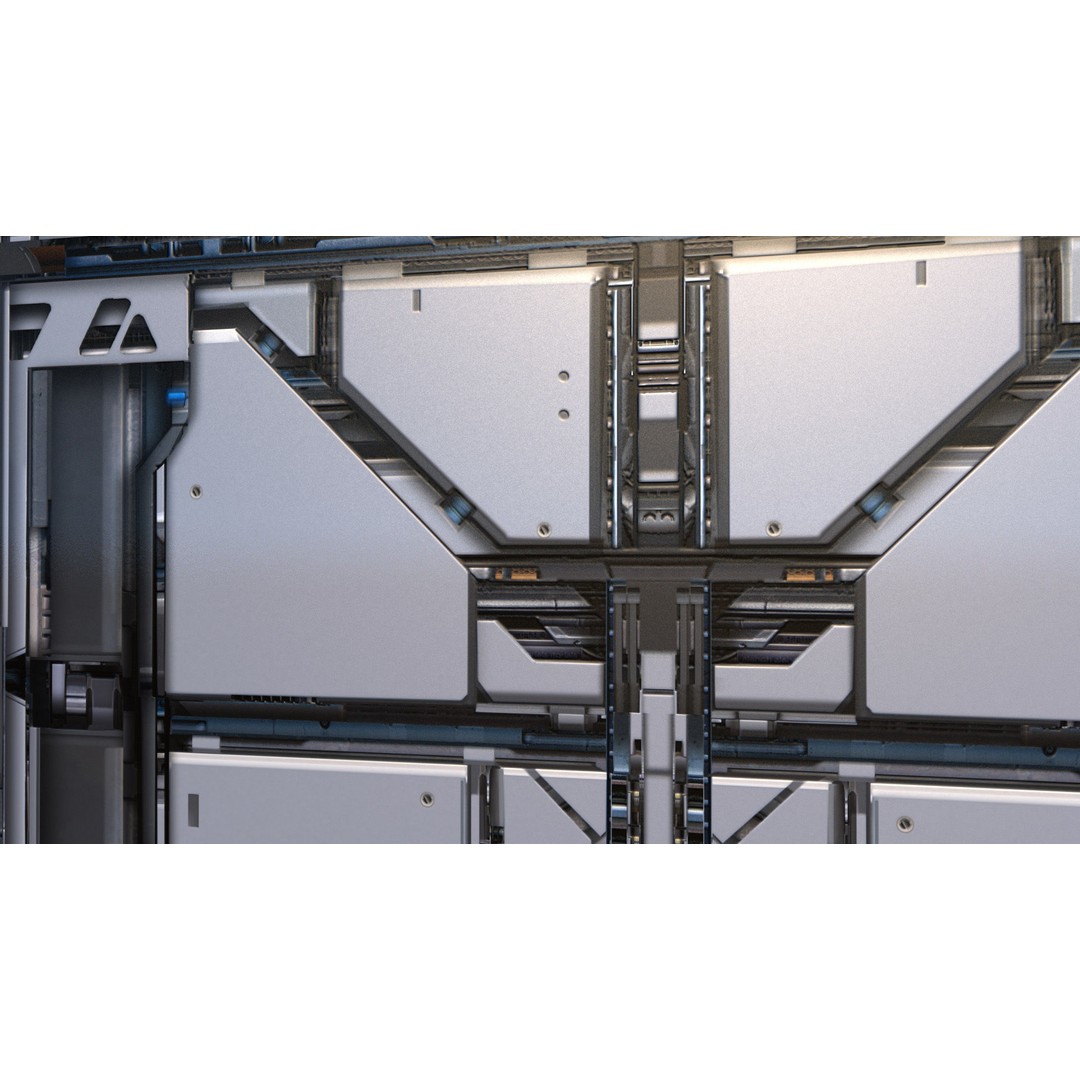 Tech Mech Materials 3D Model – High-Resolution Metal Textures, JPEG - View 8