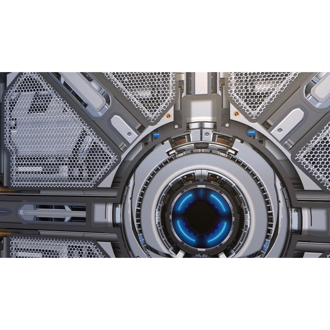 Tech Mech Materials 3D Model – High-Resolution Metal Textures, JPEG - View 9