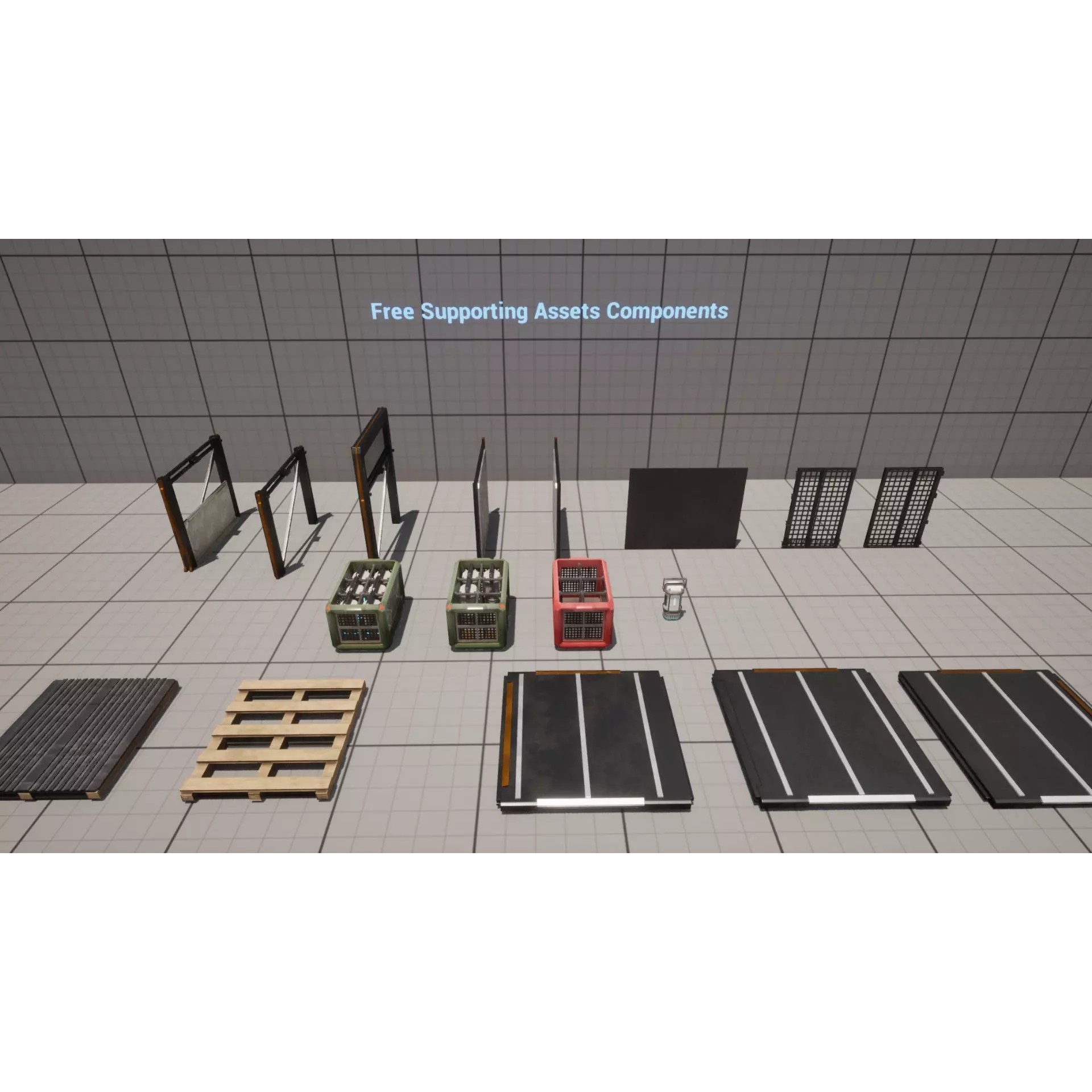 Storage Crate Asset Pack - Low-Poly Game-Ready 3D Model - View 27