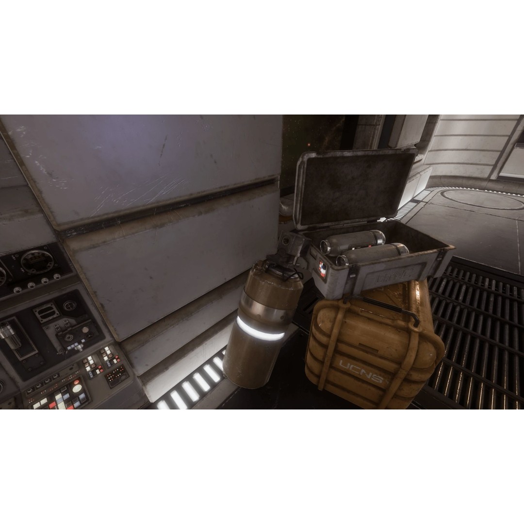 Sci-Fi Interior Prop Pack 1 3D Model – Low Poly Game Asset, FBX
