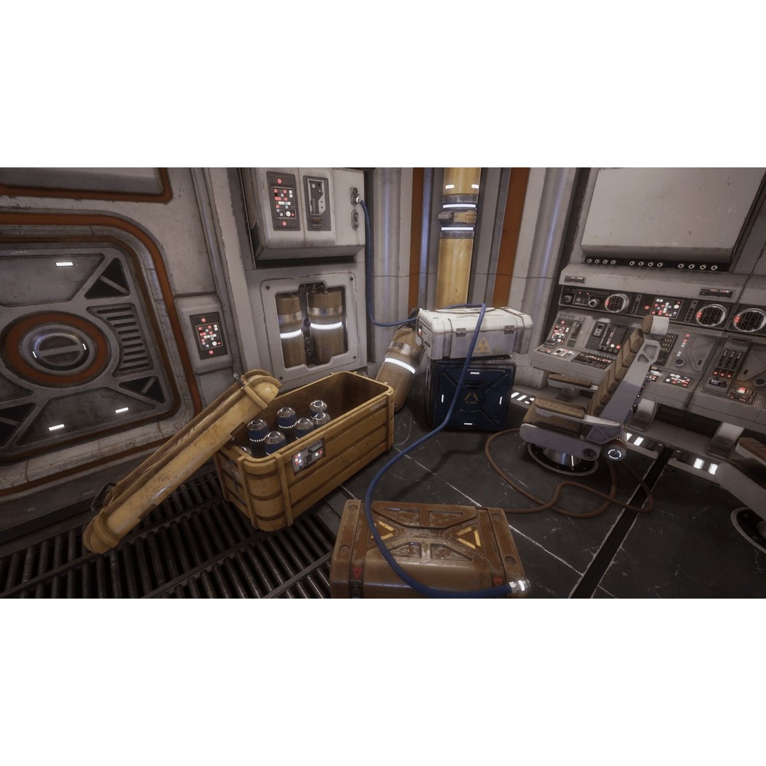 Sci-Fi Interior Prop Pack 1 3D Model – Low Poly Game Asset, FBX - View 10
