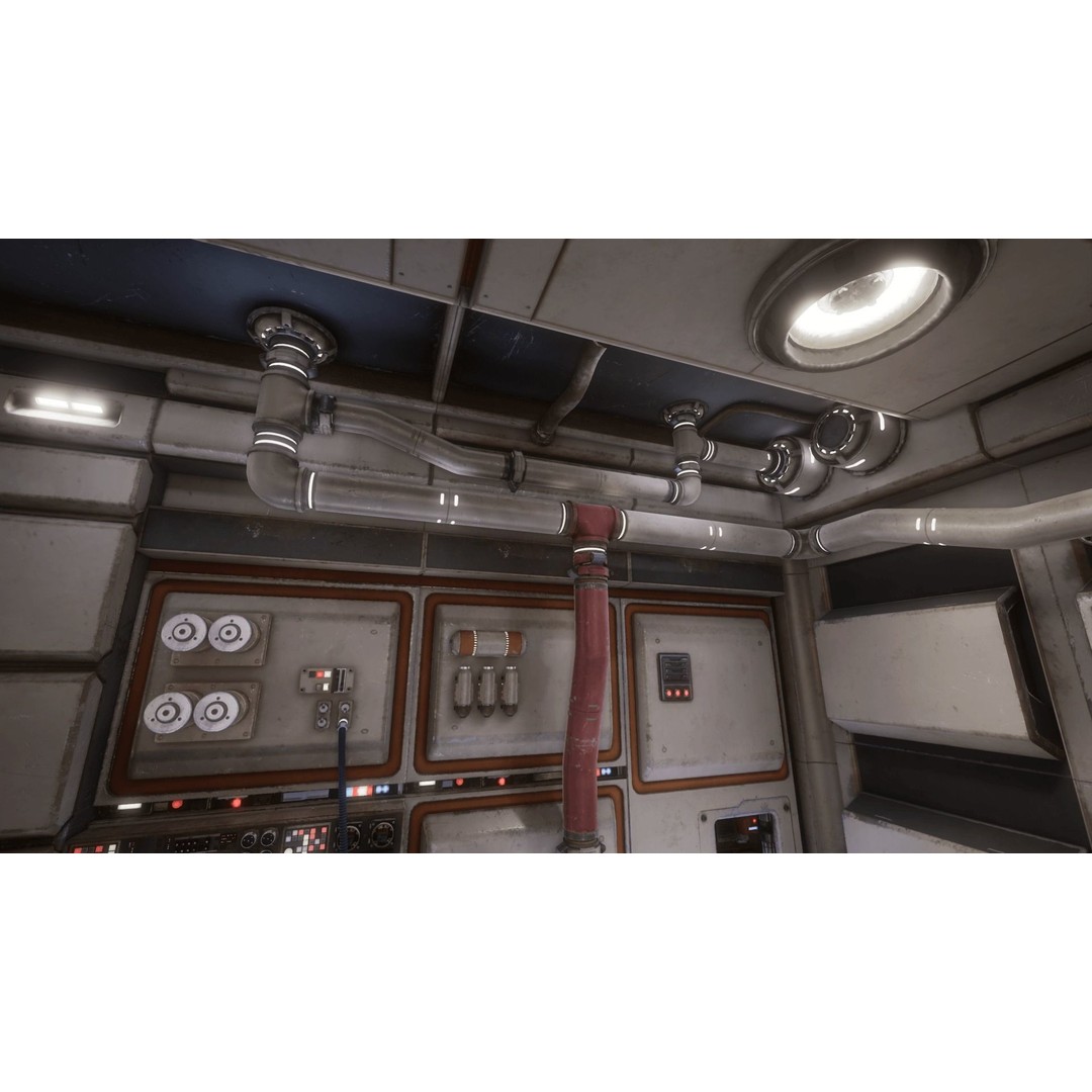 Sci-Fi Interior Prop Pack 1 3D Model – Low Poly Game Asset, FBX - View 14