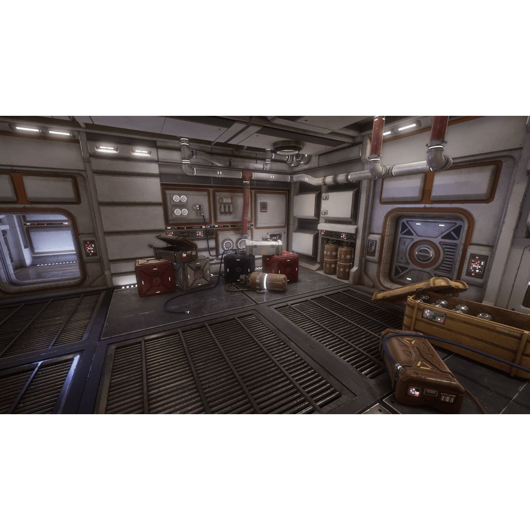 Sci-Fi Interior Prop Pack 1 3D Model – Low Poly Game Asset, FBX - View 9