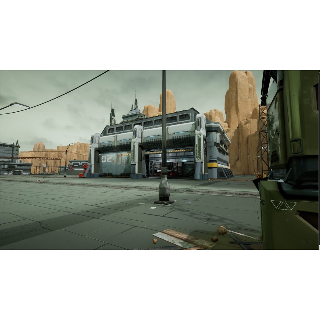 Modular Sci-Fi Hangars 3D Model – Low Poly Game Asset, FBX, PBR - View 18
