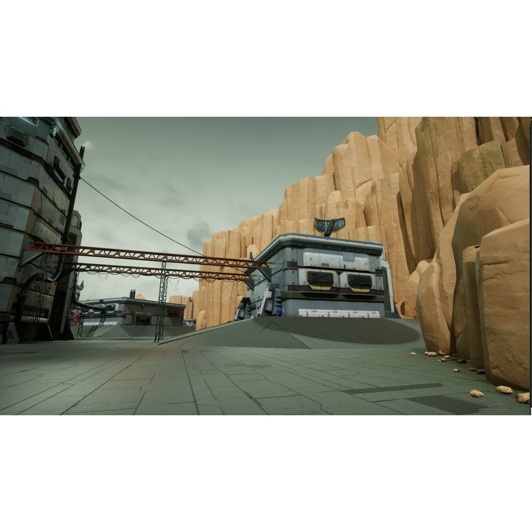 Modular Sci-Fi Hangars 3D Model – Low Poly Game Asset, FBX, PBR - View 43