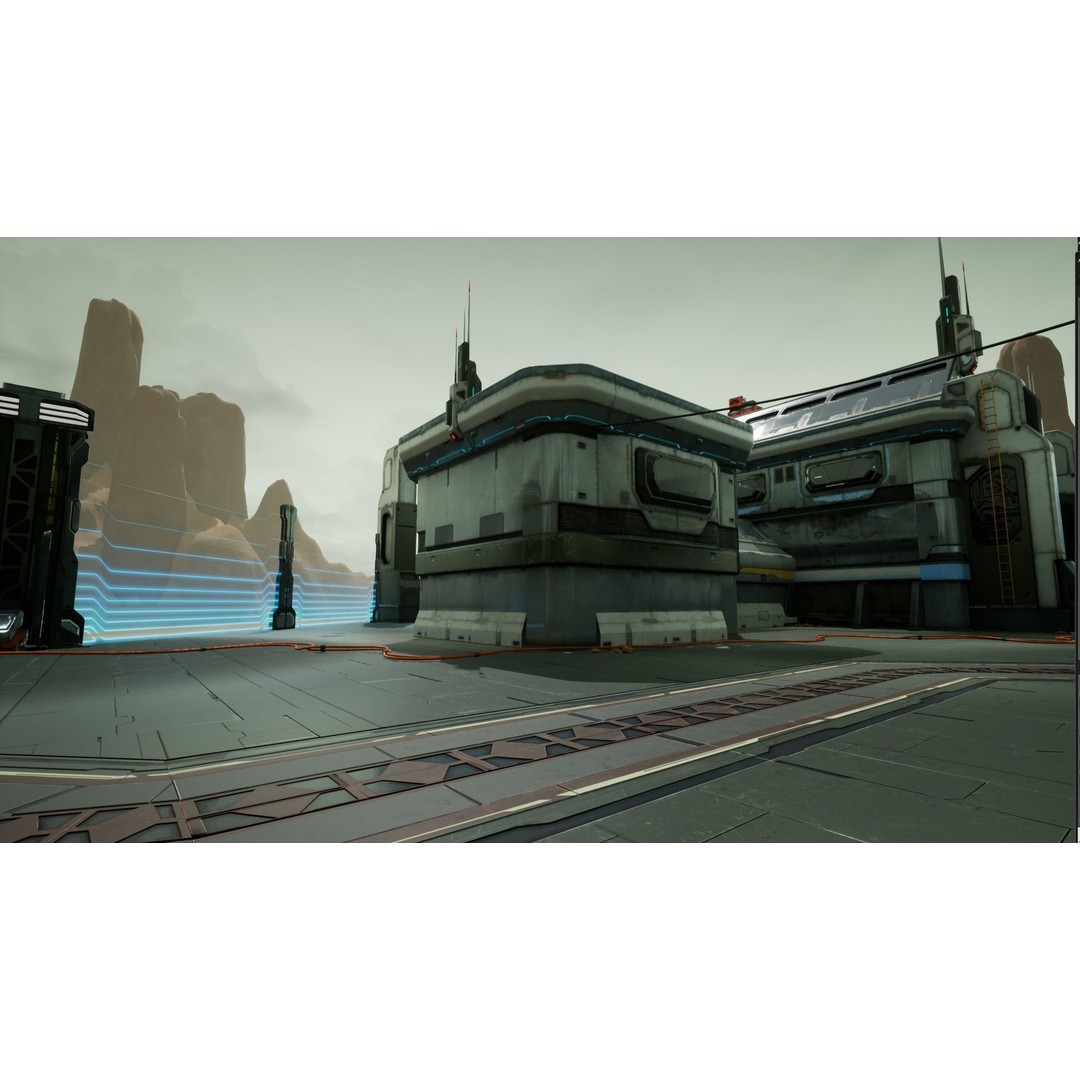 Modular Sci-Fi Hangars 3D Model – Low Poly Game Asset, FBX, PBR - View 53