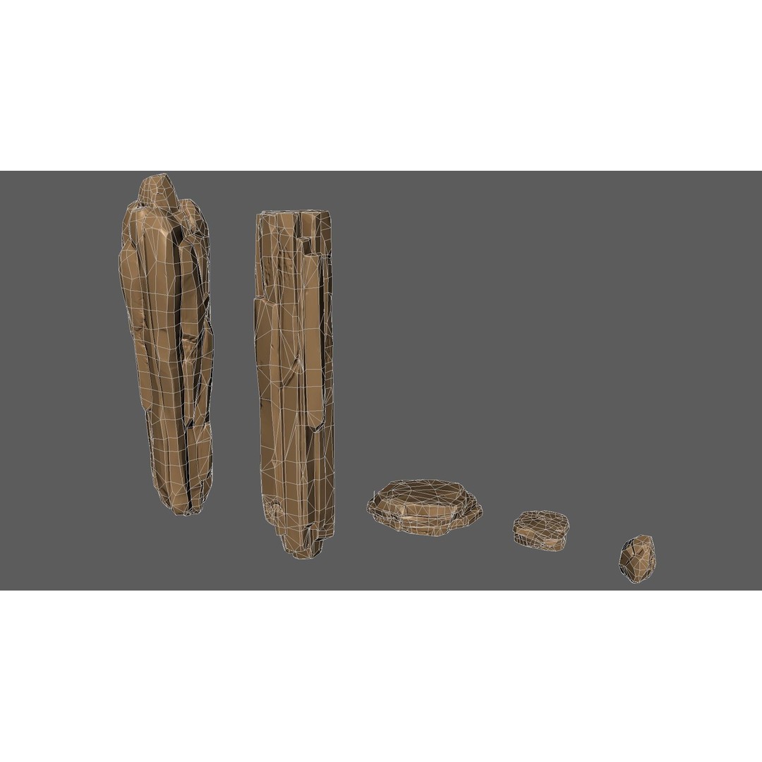 Modular Sci-Fi Hangars 3D Model – Low Poly Game Asset, FBX, PBR - View 77