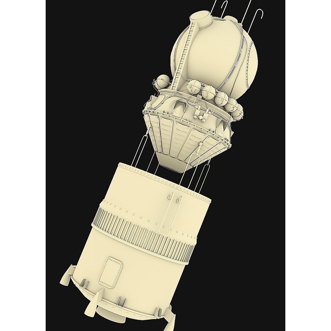 R-7 Rocket Vostok 3D Model – High Detail PBR Asset, Blender - View 13