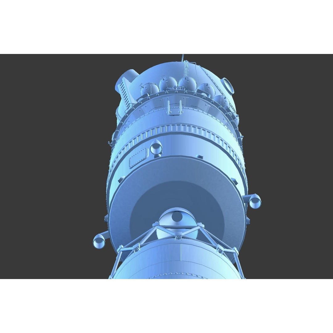 R-7 Rocket Vostok 3D Model – High Detail PBR Asset, Blender - View 19