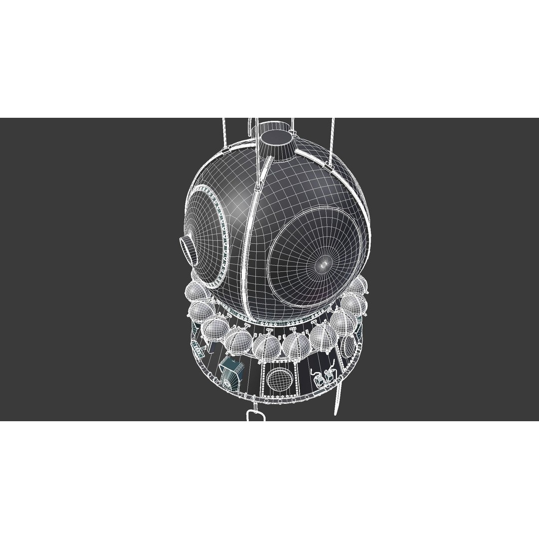 R-7 Rocket Vostok 3D Model – High Detail PBR Asset, Blender - View 20
