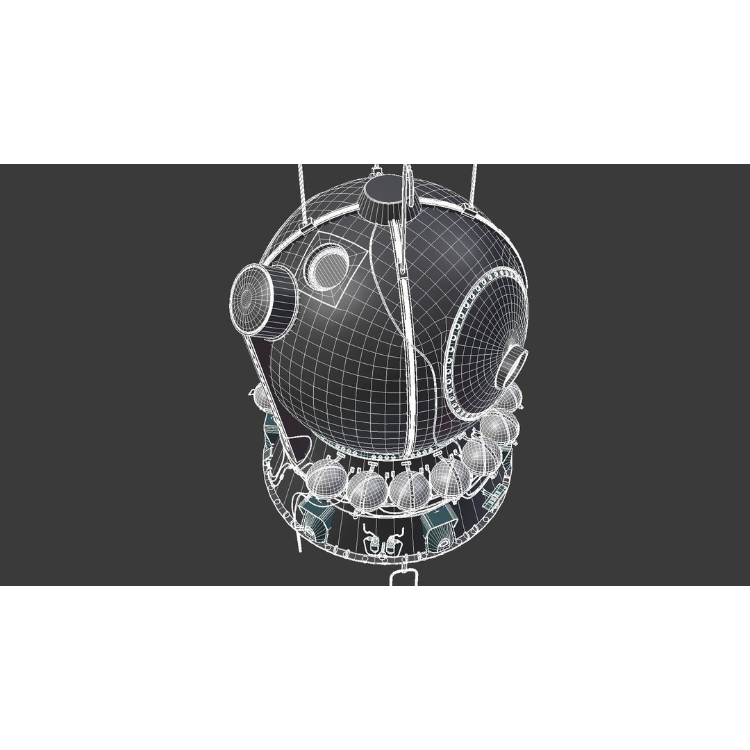 R-7 Rocket Vostok 3D Model – High Detail PBR Asset, Blender - View 21