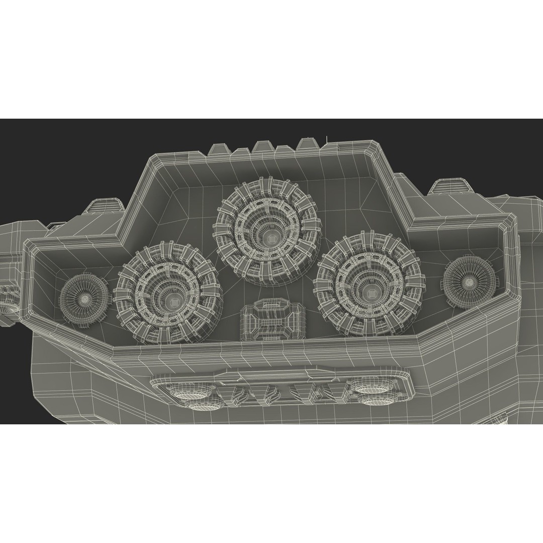 Civilian Spaceship 3D Model – High Quality PBR Asset, FBX, Blender