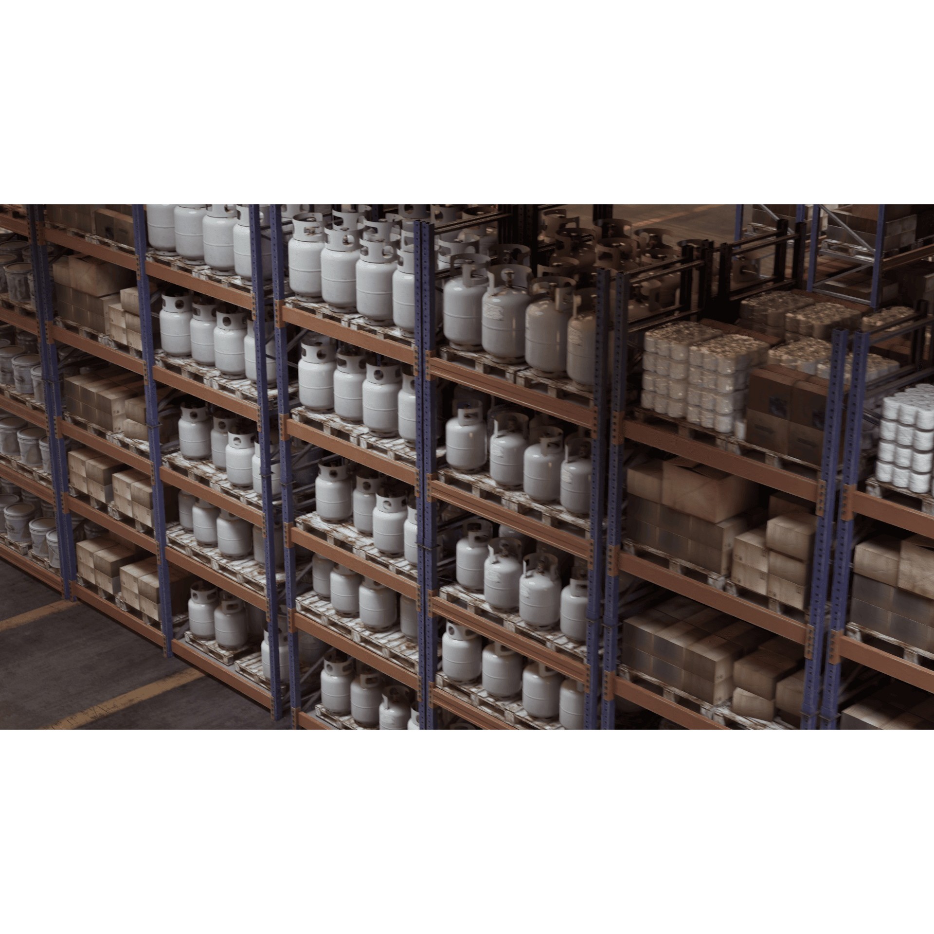 Industrial-Grade Warehouse - Game-Ready 3D Model - View 10