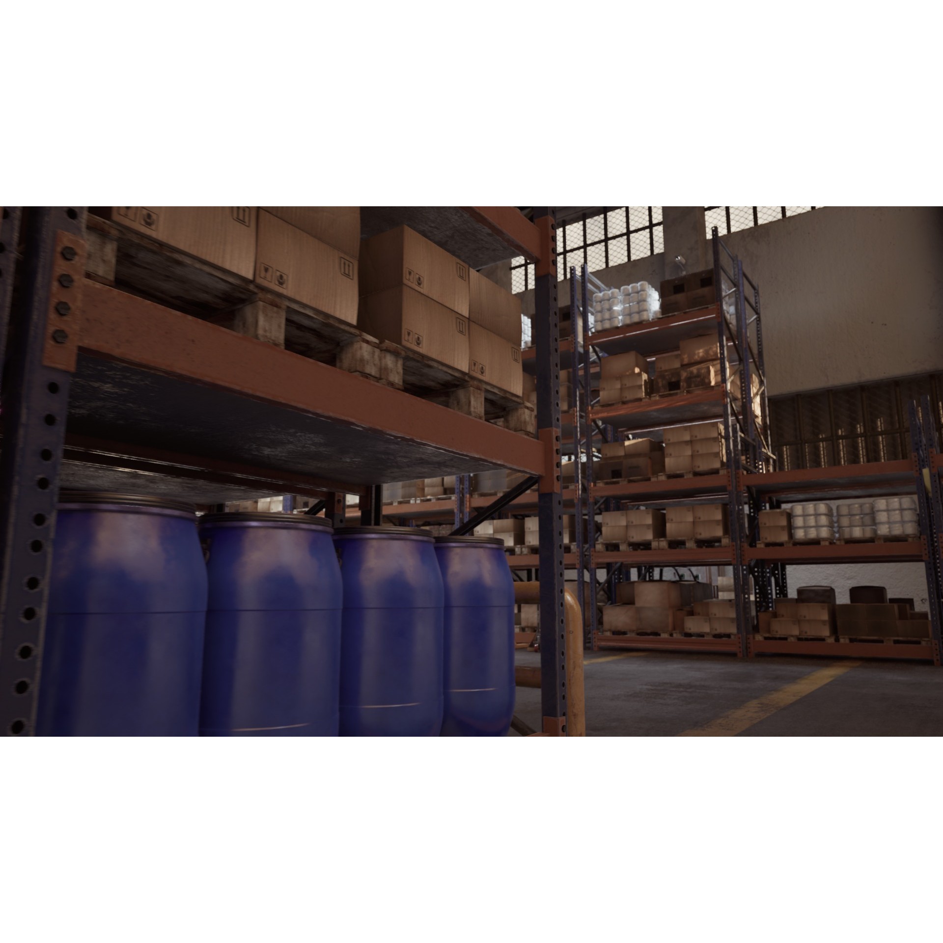 Industrial-Grade Warehouse - Game-Ready 3D Model - View 9