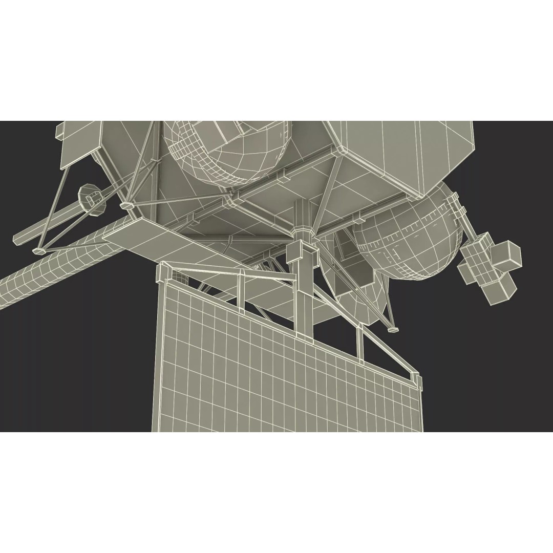 Geostationary Operational Meteorological Satellite 2 3D Model – PBR Textured Space Asset, FBX