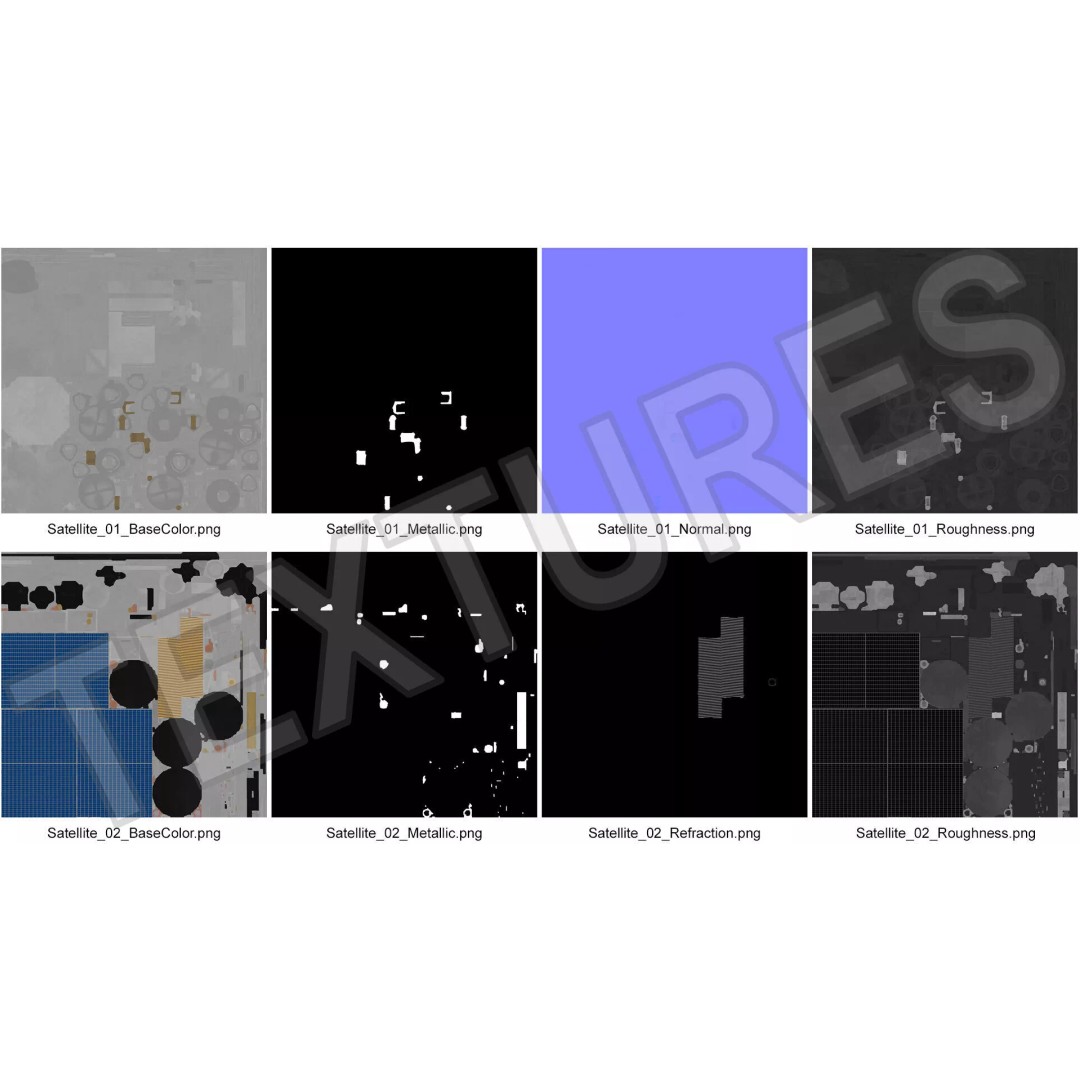 Geostationary Operational Meteorological Satellite 2 3D Model – PBR Textured Space Asset, FBX - View 14