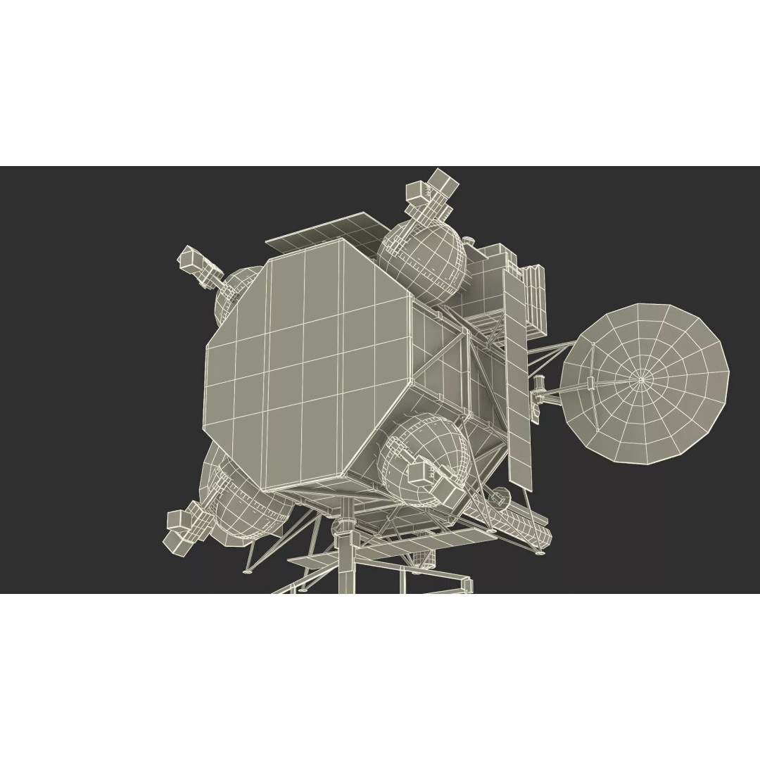 Geostationary Operational Meteorological Satellite 2 3D Model – PBR Textured Space Asset, FBX - View 21