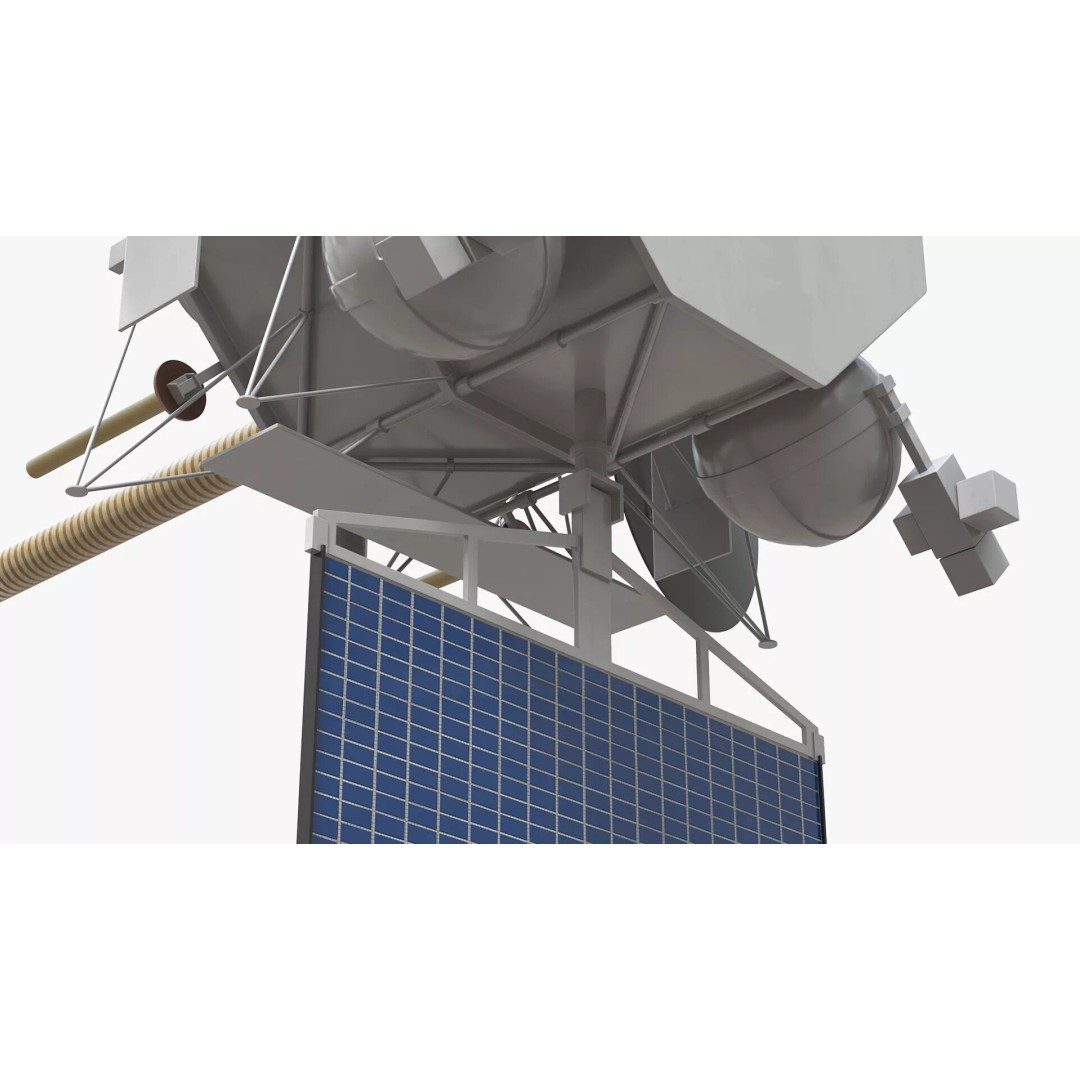 Geostationary Operational Meteorological Satellite 2 3D Model – PBR Textured Space Asset, FBX - View 9