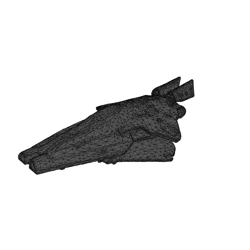 Sci-Fi Starship Explorer MKI 3D Model – Low Poly Game Asset, FBX