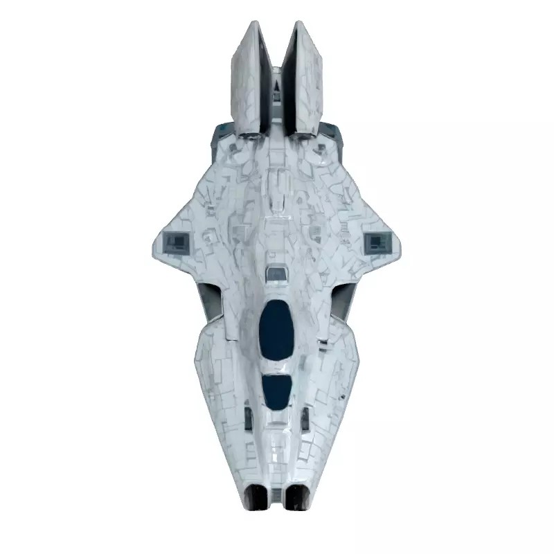 Sci-Fi Starship Explorer MKI 3D Model – Low Poly Game Asset, FBX - View 10