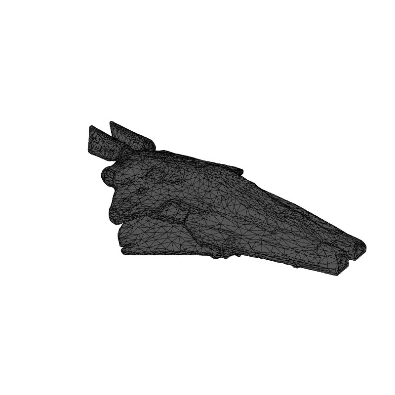Sci-Fi Starship Explorer MKI 3D Model – Low Poly Game Asset, FBX - View 3